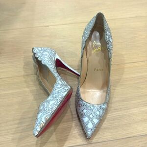 Christian Louboutin all Swarovski crystal heels, limited edition.